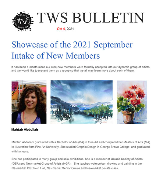 TWS Bulletin Oct 4, 2021 Sample
